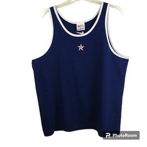 Nike All Cotton R/W/B Sleeveless Tank Top XL EUC